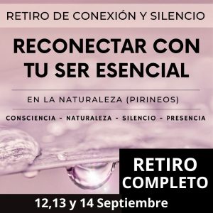 RETIRO RECONECTAR CON TU SER ESENCIAL - fin de semana completo